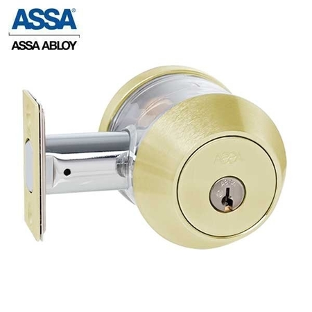 ASSA ABLOY 7000 Series Maximum+ Grade 1 Double Cylinder Deadbolt Satin Bronze KD ASS-7900DC-612-3-F-COMP-KD-0A7